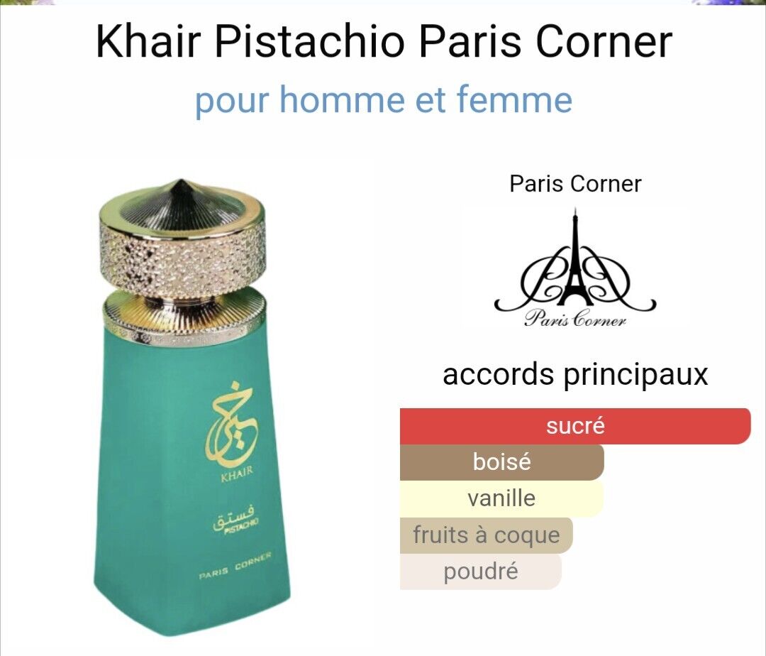 Khair Pistachio Notes Kayali